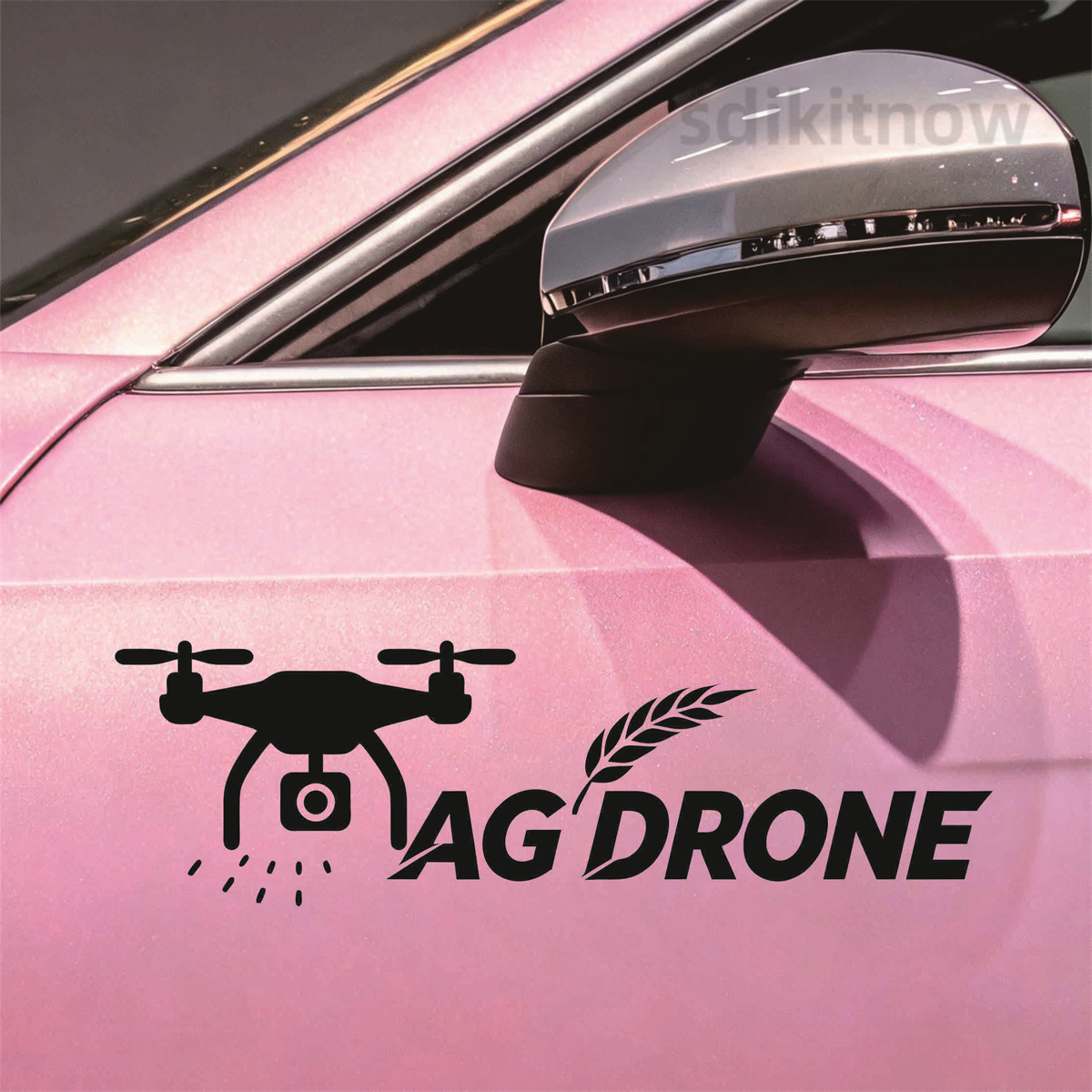 Agriculture Farming Words - AG DRONE ฟาร์มสเปรย์ฉีดพ่นยาสติกเกอร์ติดรถยนต์ไวนิลเกษตรกรรมนักบินสติ๊กเกอร์ตกแต่งหน้าต่างกันน้ำสำหรับฟอร์ด โตโยต้า แรม เชฟโรเลต
