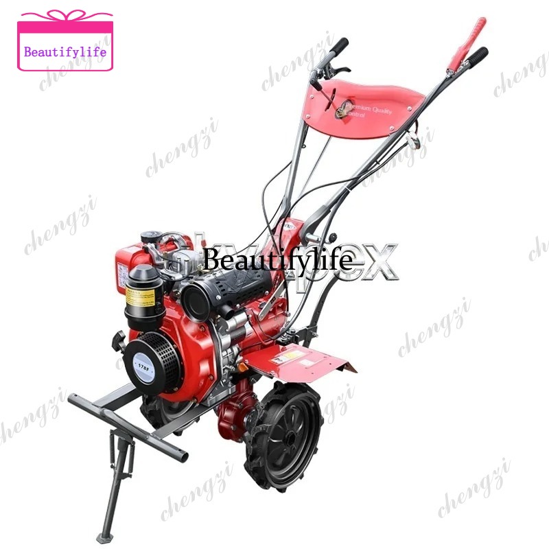 Agriculture Farming Equipments - เครื่องพรวนดินขนาดเล็กแบบโรตารี่ รุ่นใหม่ สำหรับใช้ในครัวเรือนและฟาร์ม เครื่องไถพรวนดินสำหรับงานเกษตรกรรม ขุดดินแข็ง และอุปกรณ์พลิกแปลงดิน