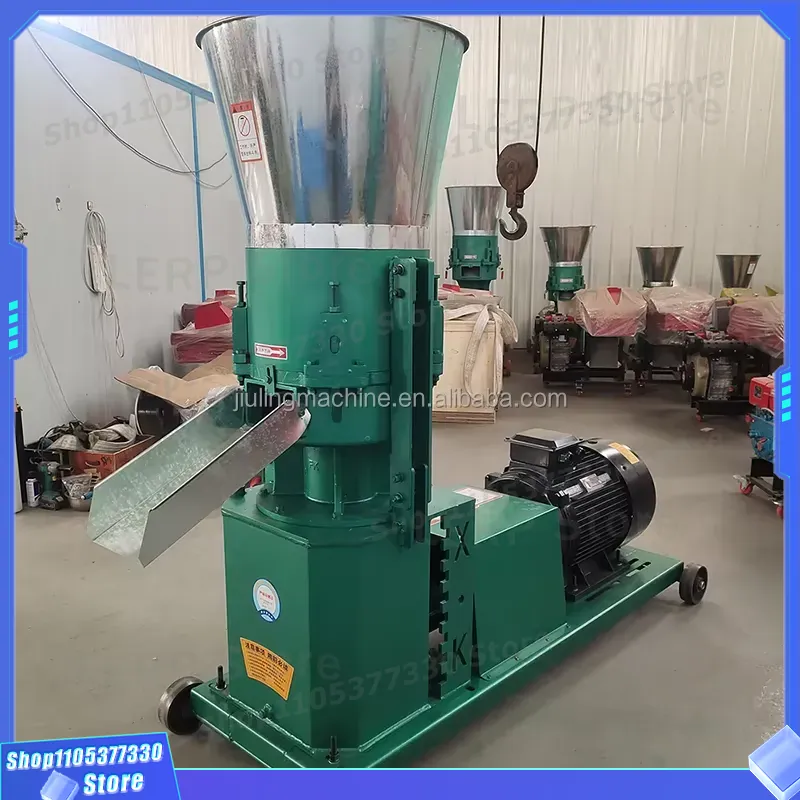 Agriculture Farming Process - เครื่องผลิตเม็ดอาหารสัตว์ประสิทธิภาพสูงสำหรับฟาร์มครอบครัว พร้อมมอเตอร์ใหม่ อุปกรณ์การเกษตรสำหรับแปรรูปอาหารสัตว์