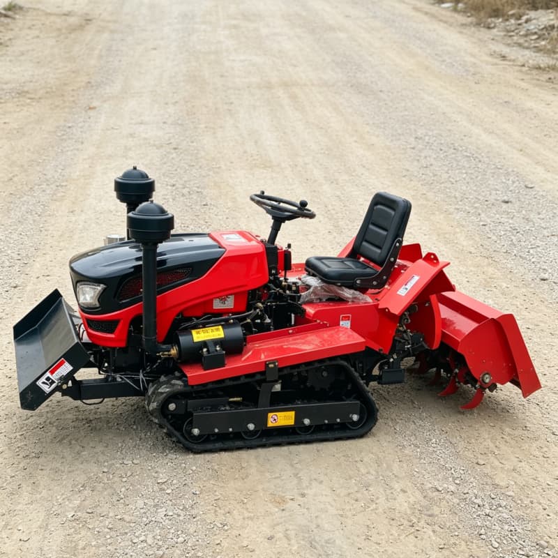 Agriculture Farming Equipments - อุปกรณ์การเกษตรแบบโรตารี่ที่ปรับแต่งได้ตามความต้องการ อันดับ 1 ของอุตสาหกรรม, รถแทรกเตอร์ไถพรวนแบบตีนตะขาบที่เสริมความแข็งแรงและขายดีที่สุด