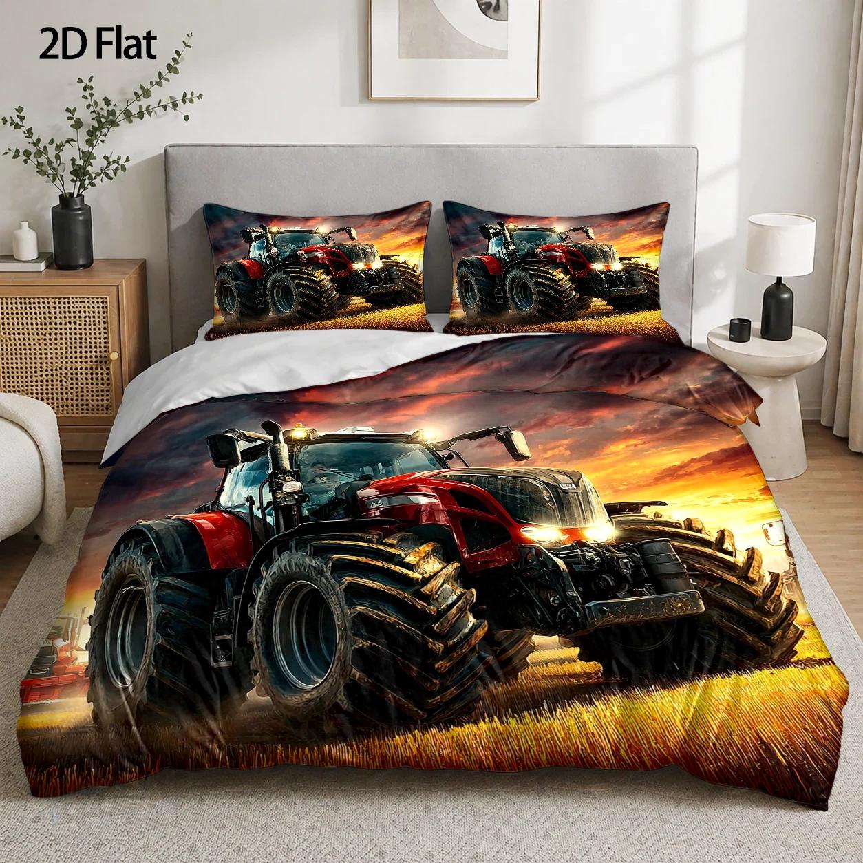 ชุดผ้าคลุมผ้านวม 3 ชิ้น, ผ้าคล - Agriculture Farming Cartoon บทวิจารณ์และราคา