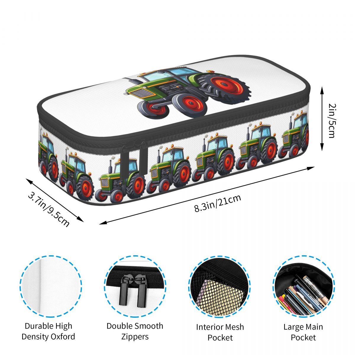 กล่องใส่ดินสอ ลายรถแทรกเตอร์กา - Agriculture Farming Cartoon บทวิจารณ์และราคา